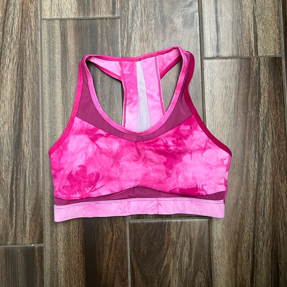 Zyia Fuchsia Hendrix Mesh Light n Tight Bra size small